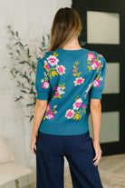 Right for Each Other Knit Floral Top-Womens-Stay Foxy Boutique, Florissant, Missouri