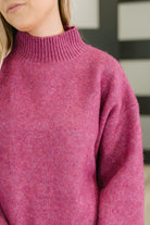Right to the Core High Neck Pullover in Light Plum-Womens-Stay Foxy Boutique, Florissant, Missouri