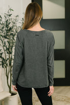 Rooftop View Raglan Sleeve Henley Top-Womens-Stay Foxy Boutique, Florissant, Missouri