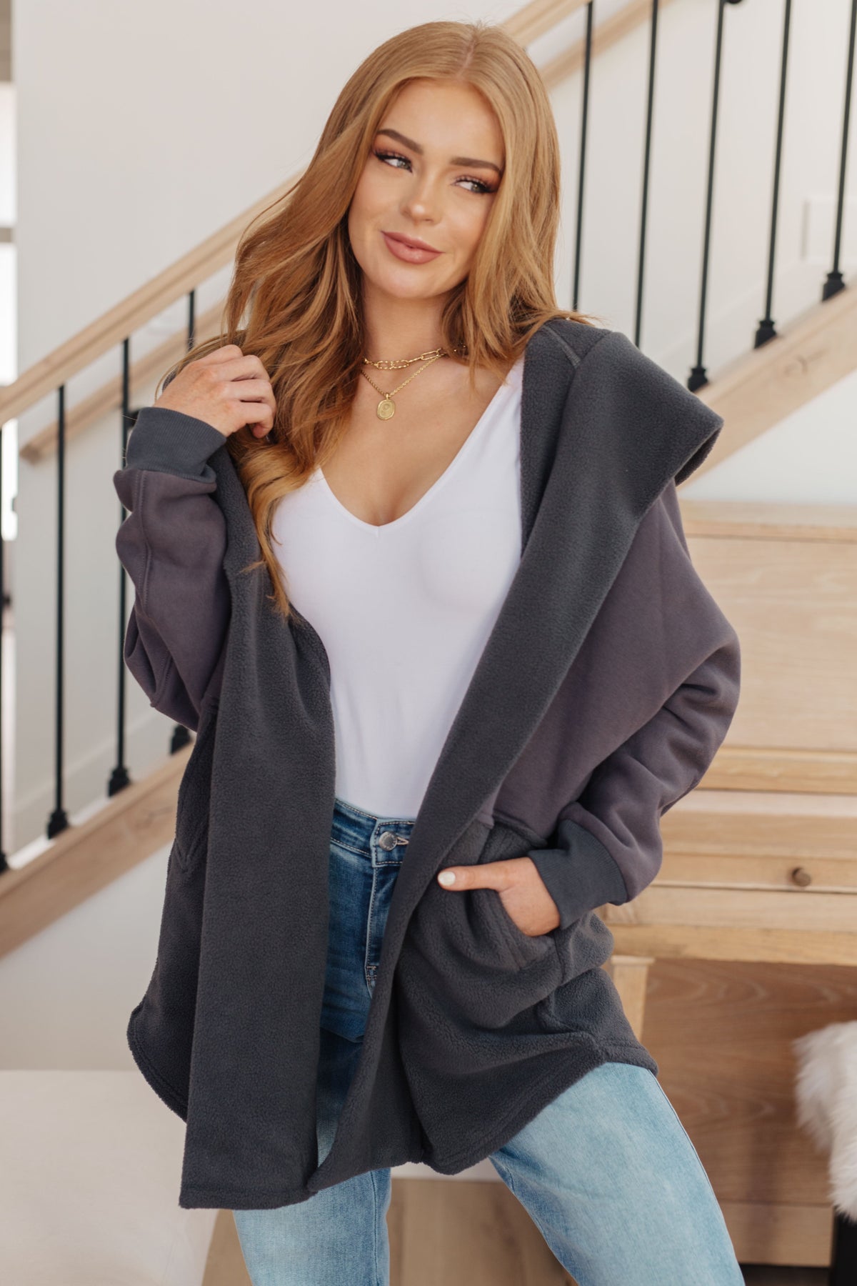 Room For Two Hooded Sweatshirt-Layers-Stay Foxy Boutique, Florissant, Missouri