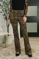Roxy High Waist Bootcut Leopard Print-Womens-Stay Foxy Boutique, Florissant, Missouri
