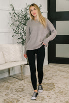 Rush of Joy Textured Long Sleeve Top-Womens-Stay Foxy Boutique, Florissant, Missouri
