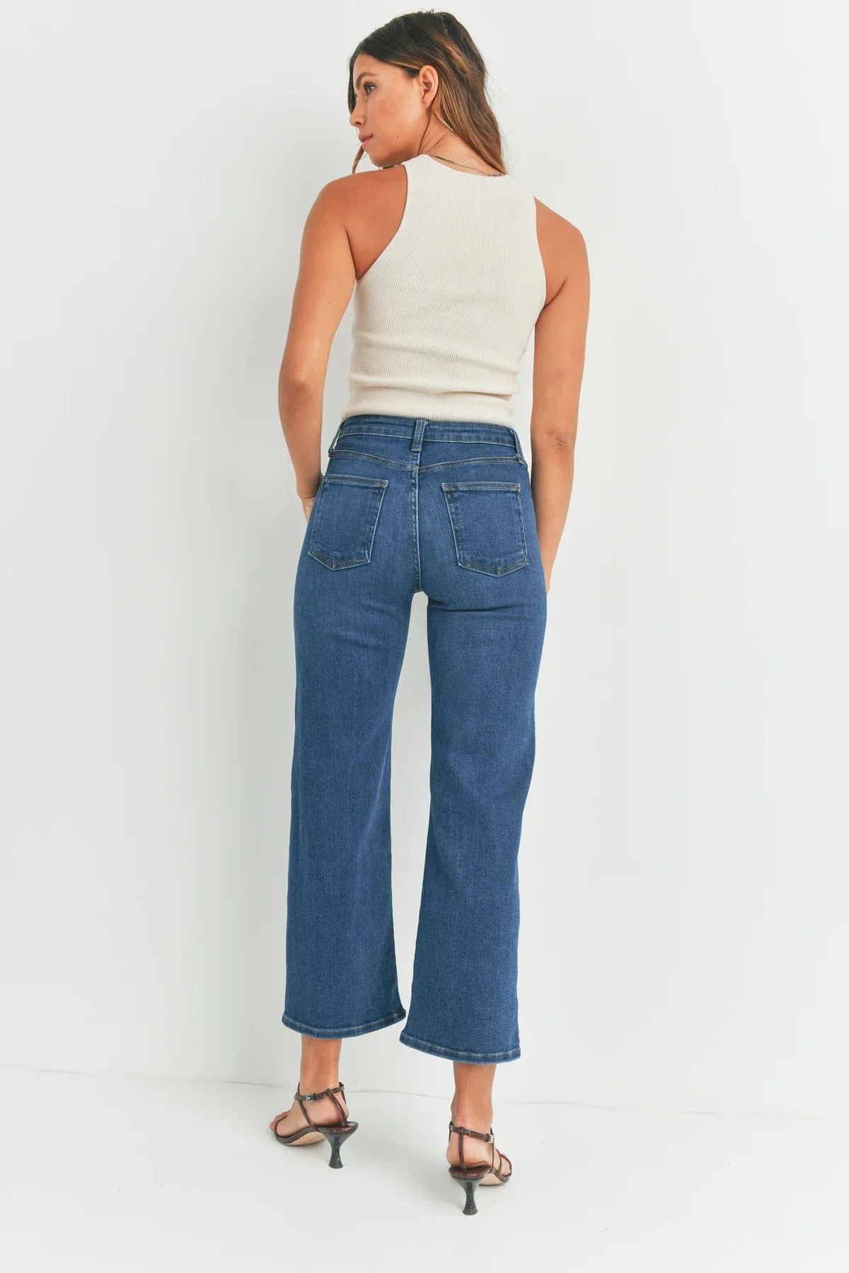 PREORDER: High Rise Wide Leg Jeans in Three Colors-Womens-Stay Foxy Boutique, Florissant, Missouri