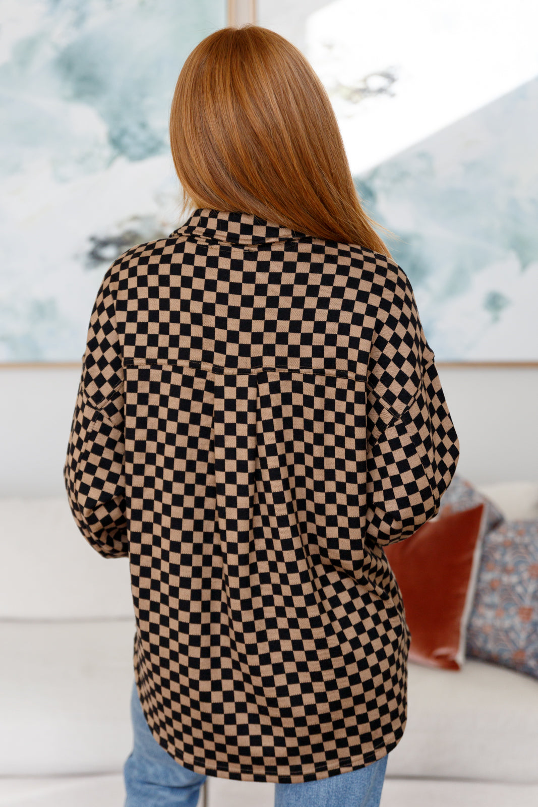 Safe Secrets Checkered Shacket-Layers-Stay Foxy Boutique, Florissant, Missouri