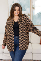 Safe Secrets Checkered Shacket-Layers-Stay Foxy Boutique, Florissant, Missouri