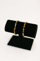 Sassy Assist Leopard Print Hoop Earrings-Womens-Stay Foxy Boutique, Florissant, Missouri