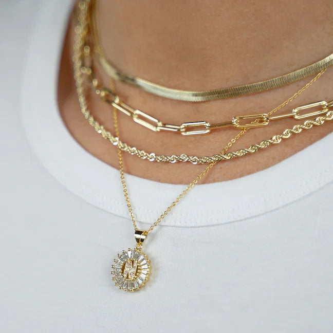 PREORDER: Mini Radiant Initial Necklace-Womens-Stay Foxy Boutique, Florissant, Missouri