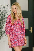 Seems Okay Abstract Print Romper-Womens-Stay Foxy Boutique, Florissant, Missouri