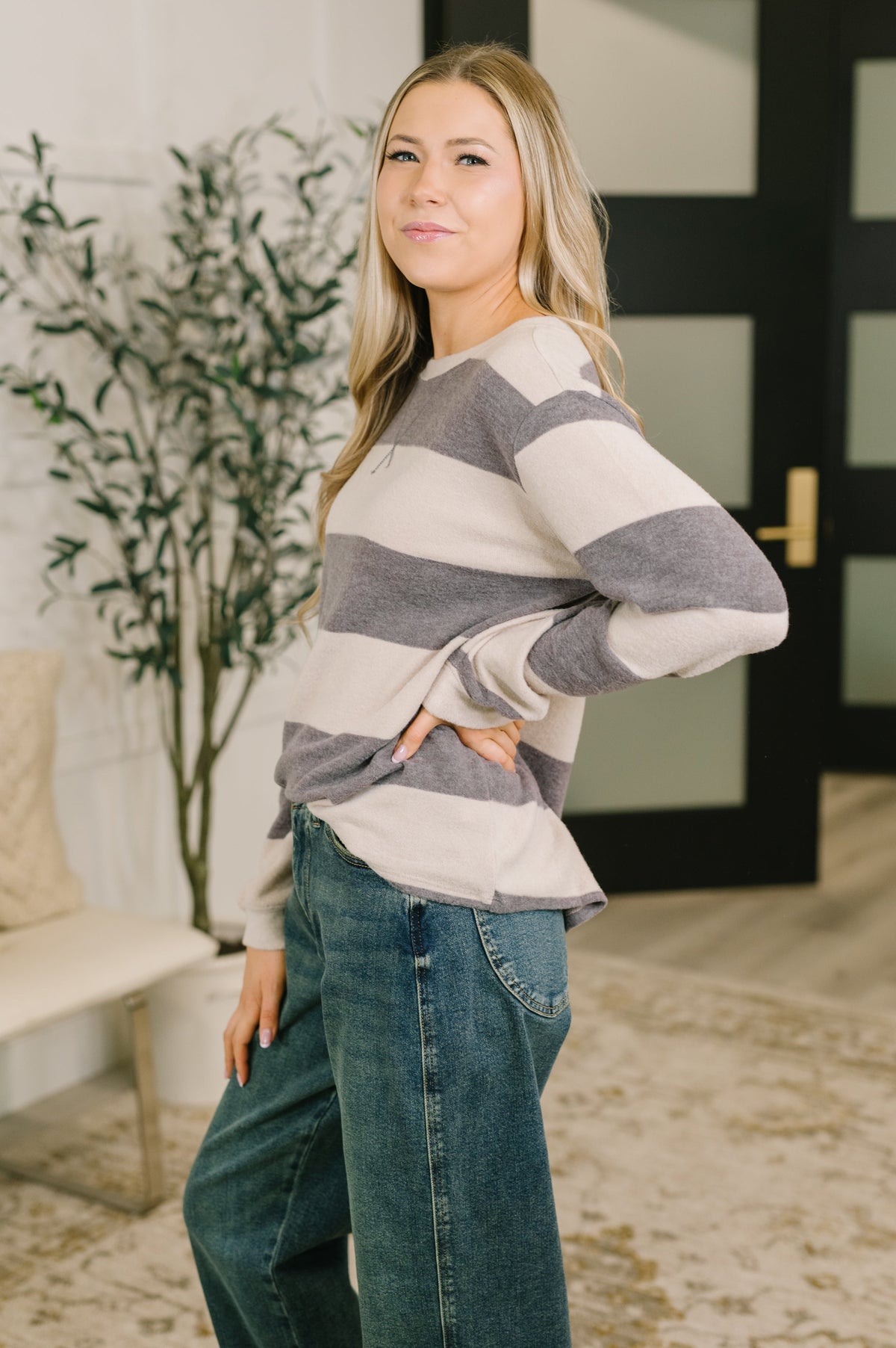 Selfishly Me Relaxed Pull Over in Pyrite-Womens-Stay Foxy Boutique, Florissant, Missouri