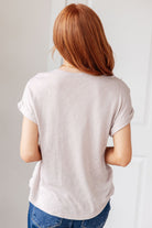 Selfishly Mine T-Shirt in Taupe-Tops-Stay Foxy Boutique, Florissant, Missouri