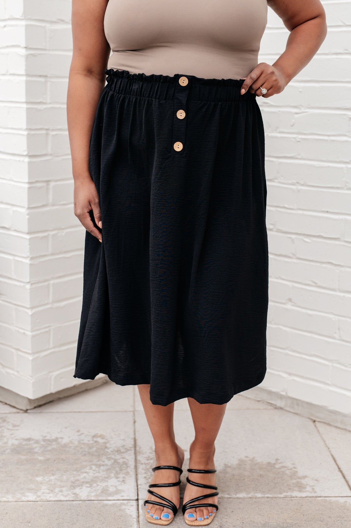 She's a Scholar Mid-Length Skirt-Bottoms-Stay Foxy Boutique, Florissant, Missouri