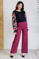 She is the Party Floral Sequins Mesh Sleeve Top-Tops-Stay Foxy Boutique, Florissant, Missouri