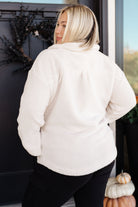Shrouded in Sherpa Coat in White-Layers-Stay Foxy Boutique, Florissant, Missouri