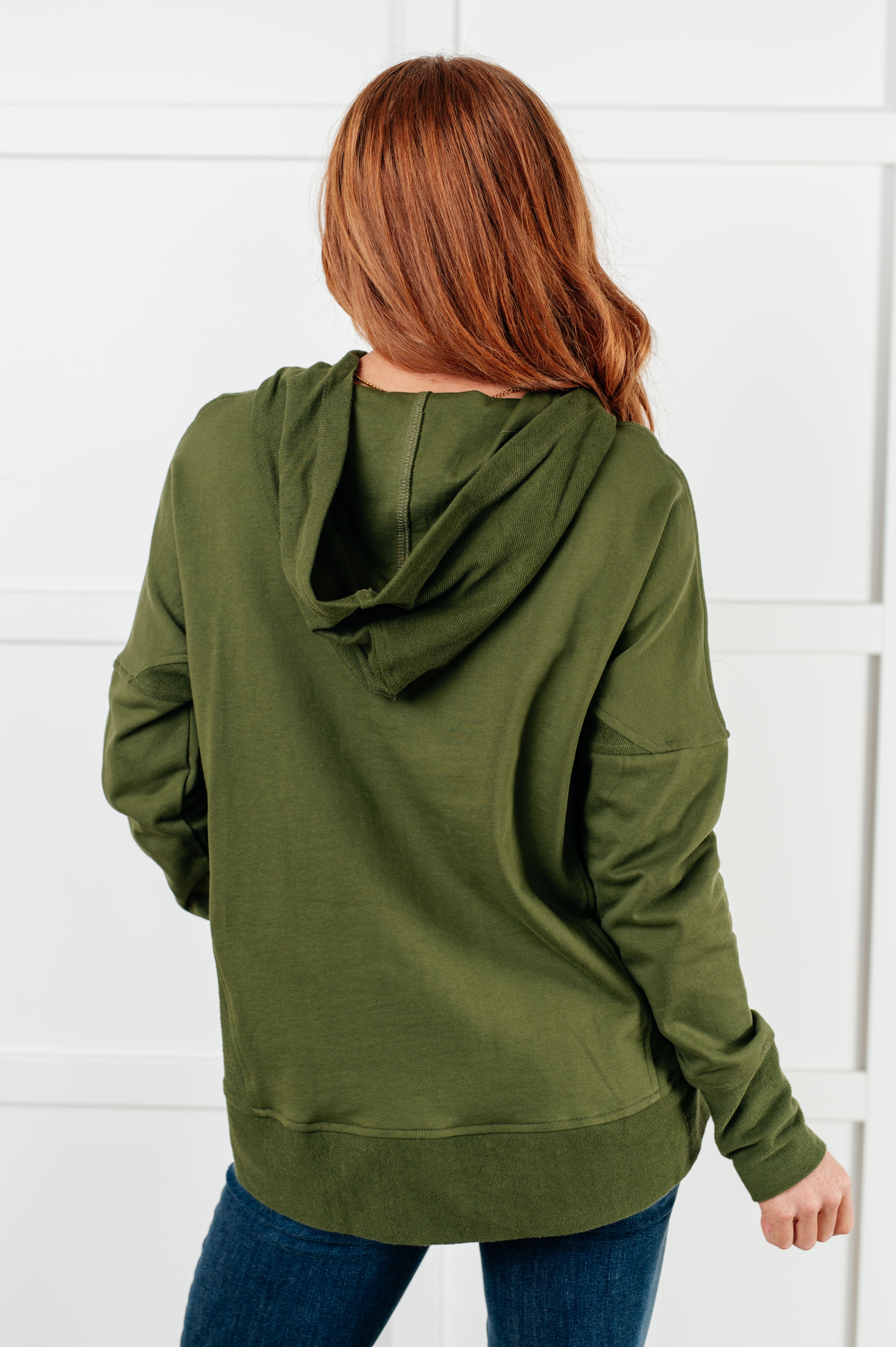 Simple Snug Snap Hooded Pullover-Tops-Stay Foxy Boutique, Florissant, Missouri