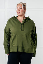 Simple Snug Snap Hooded Pullover-Tops-Stay Foxy Boutique, Florissant, Missouri
