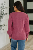 Simply Styled Balloon Sleeve Knit Top-Womens-Stay Foxy Boutique, Florissant, Missouri