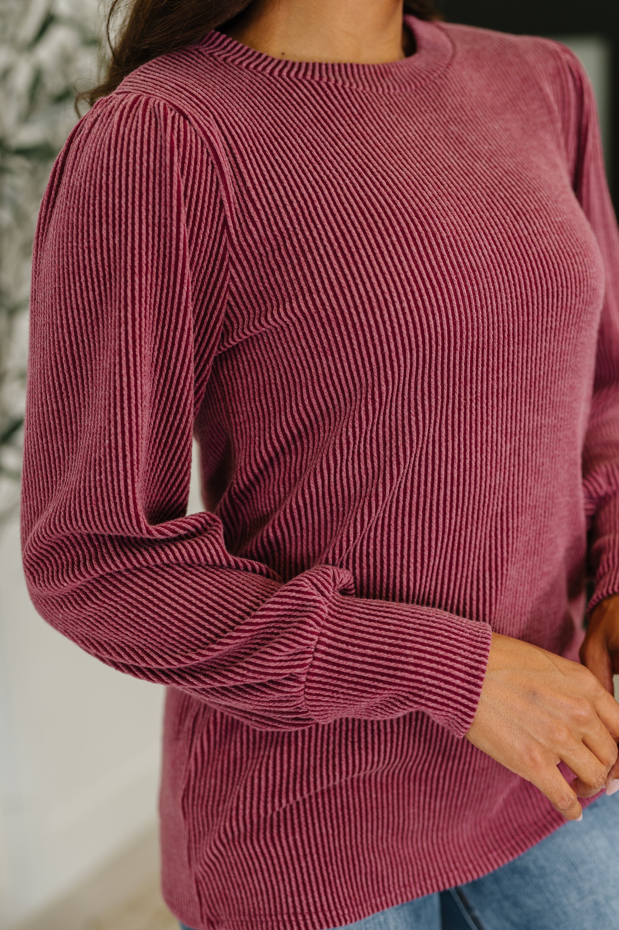 Simply Styled Balloon Sleeve Knit Top-Womens-Stay Foxy Boutique, Florissant, Missouri