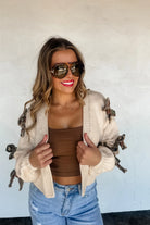 PREORDER: Sloane Bow Knit Cardigan-Womens-Stay Foxy Boutique, Florissant, Missouri
