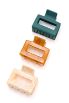 Small Square Claw Clip Set of 3-Accessories-Stay Foxy Boutique, Florissant, Missouri