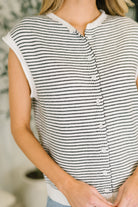 So Good It Hurts Cap Sleeve Button Down-Womens-Stay Foxy Boutique, Florissant, Missouri