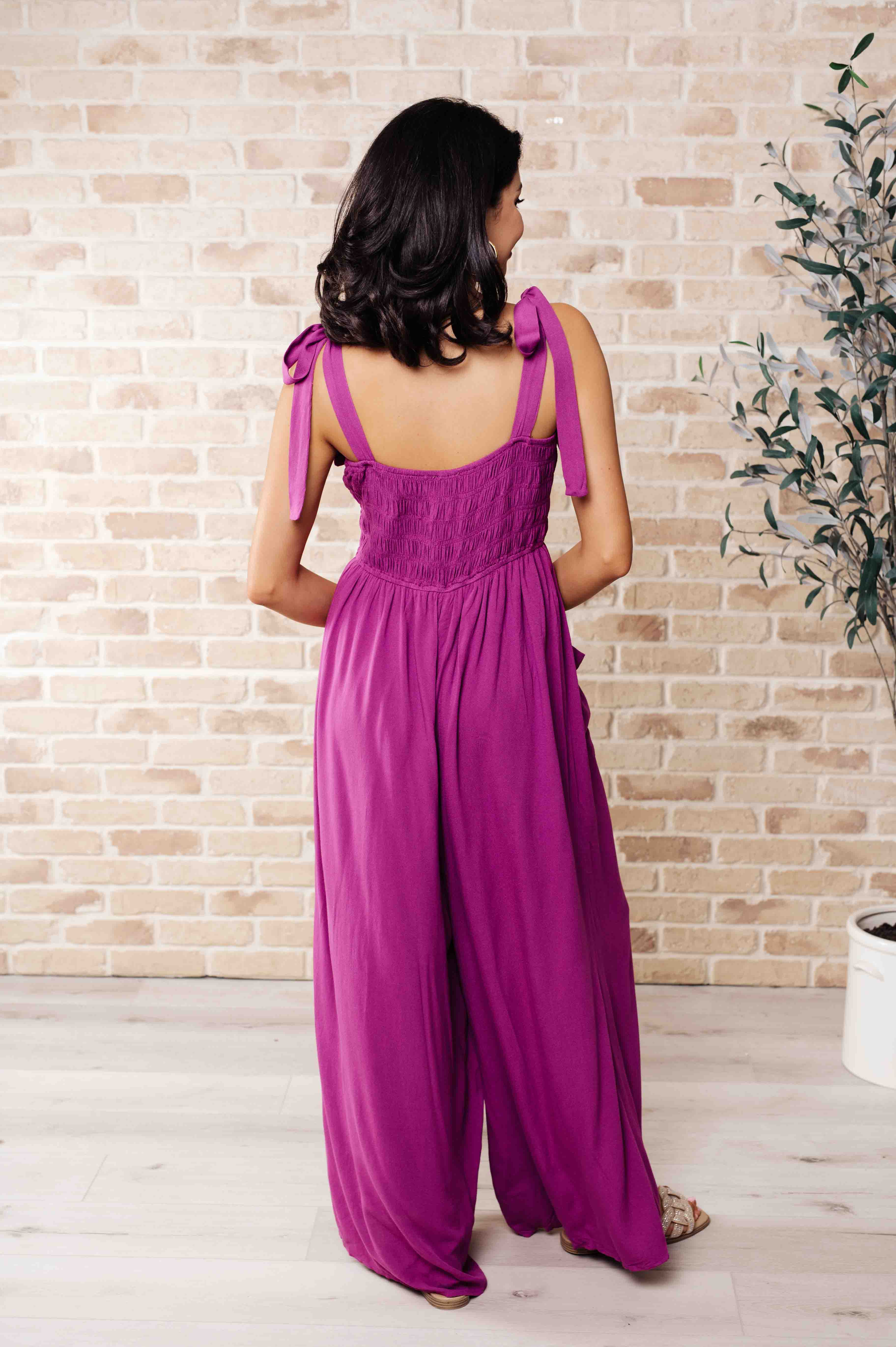 Social Graces Wide Leg Jumpsuit-Jumpsuits & Rompers-Stay Foxy Boutique, Florissant, Missouri