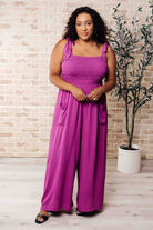 Social Graces Wide Leg Jumpsuit-Jumpsuits & Rompers-Stay Foxy Boutique, Florissant, Missouri