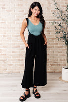 Something in the Way She Moves Jumper Black-Jumpsuits & Rompers-Stay Foxy Boutique, Florissant, Missouri