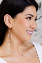 Sonia Link Earrings In Gold-Accessories-Stay Foxy Boutique, Florissant, Missouri