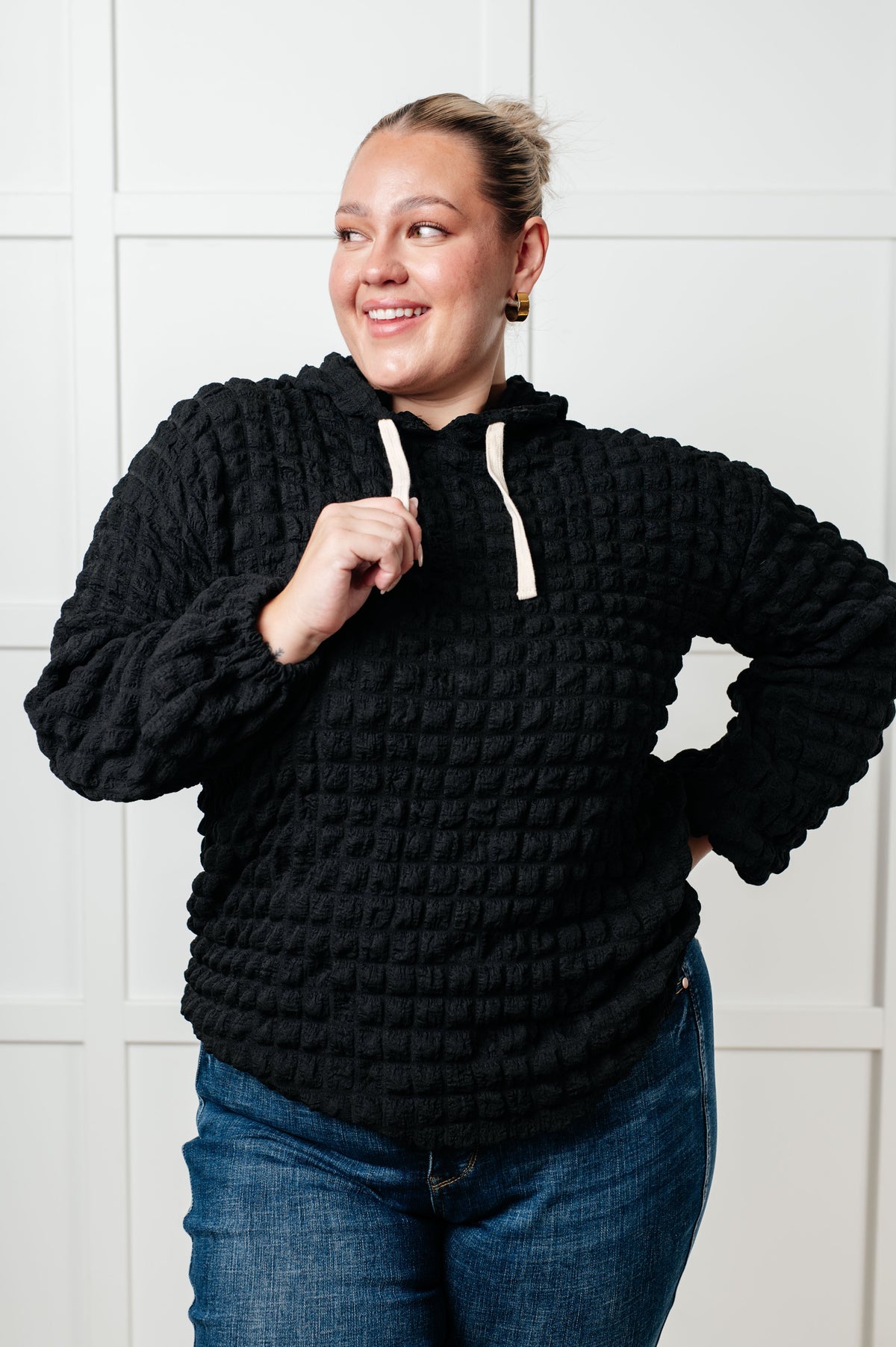 Speak Your Thoughts Bubble Hoodie-Tops-Stay Foxy Boutique, Florissant, Missouri