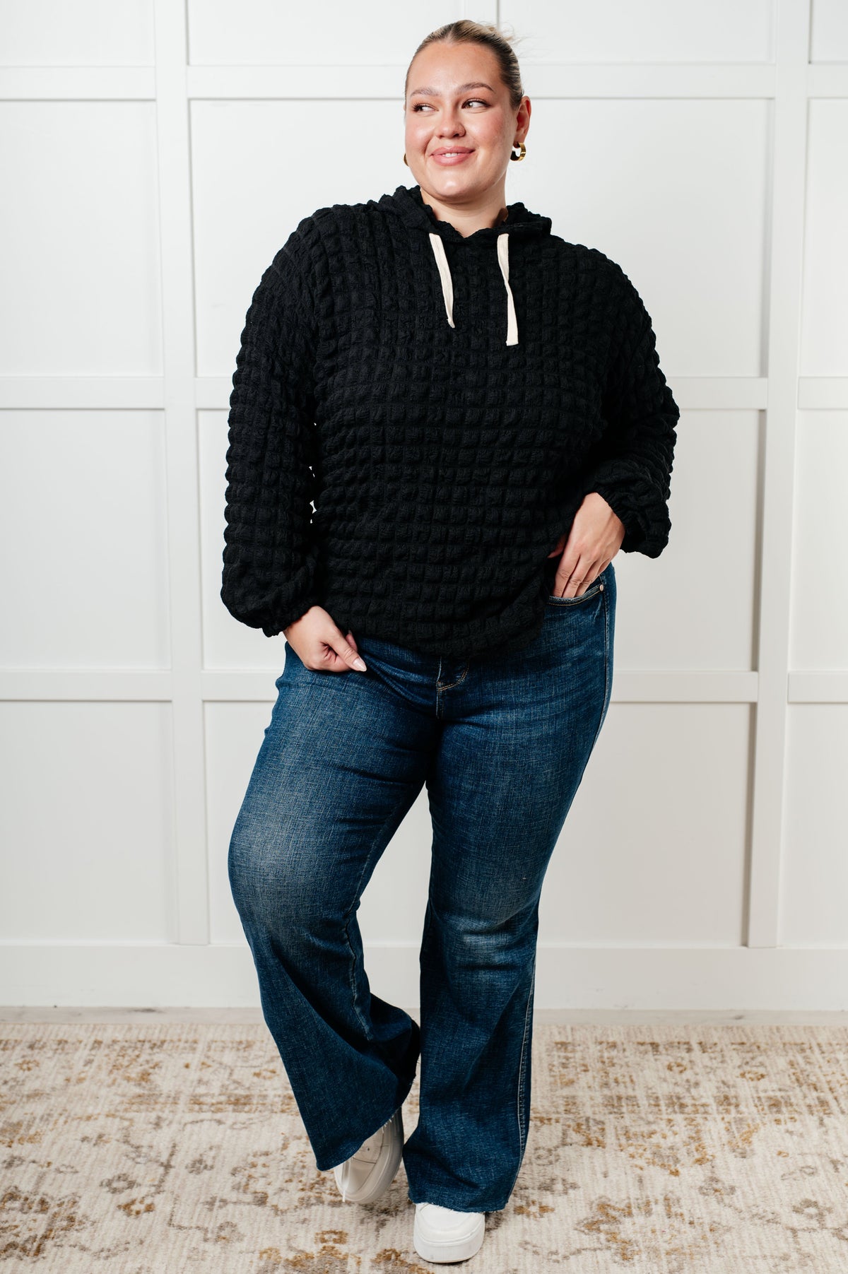 Speak Your Thoughts Bubble Hoodie-Tops-Stay Foxy Boutique, Florissant, Missouri