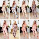 PREORDER: Short Sleeve Jogger Pajama Set in Eight Prints-Womens-Stay Foxy Boutique, Florissant, Missouri