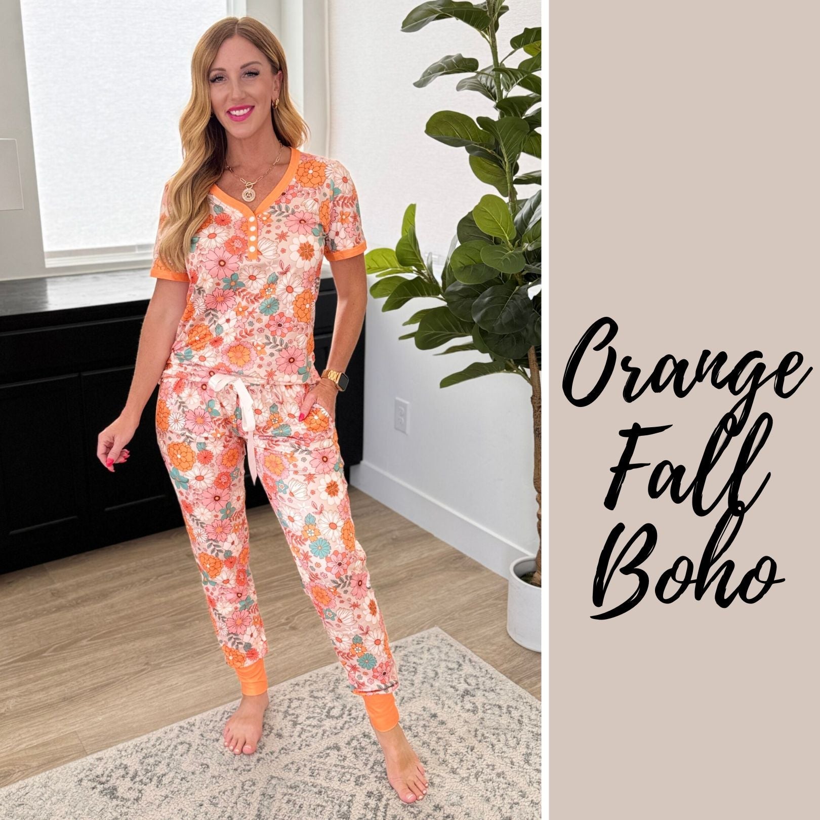 PREORDER: Short Sleeve Jogger Pajama Set in Eight Prints-Womens-Stay Foxy Boutique, Florissant, Missouri