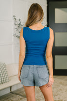 Start of Everything Round Neck Tank in Ocean Blue-Womens-Stay Foxy Boutique, Florissant, Missouri