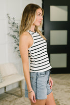 Start to Finished Ribbed Halter Tank-Tops-Stay Foxy Boutique, Florissant, Missouri