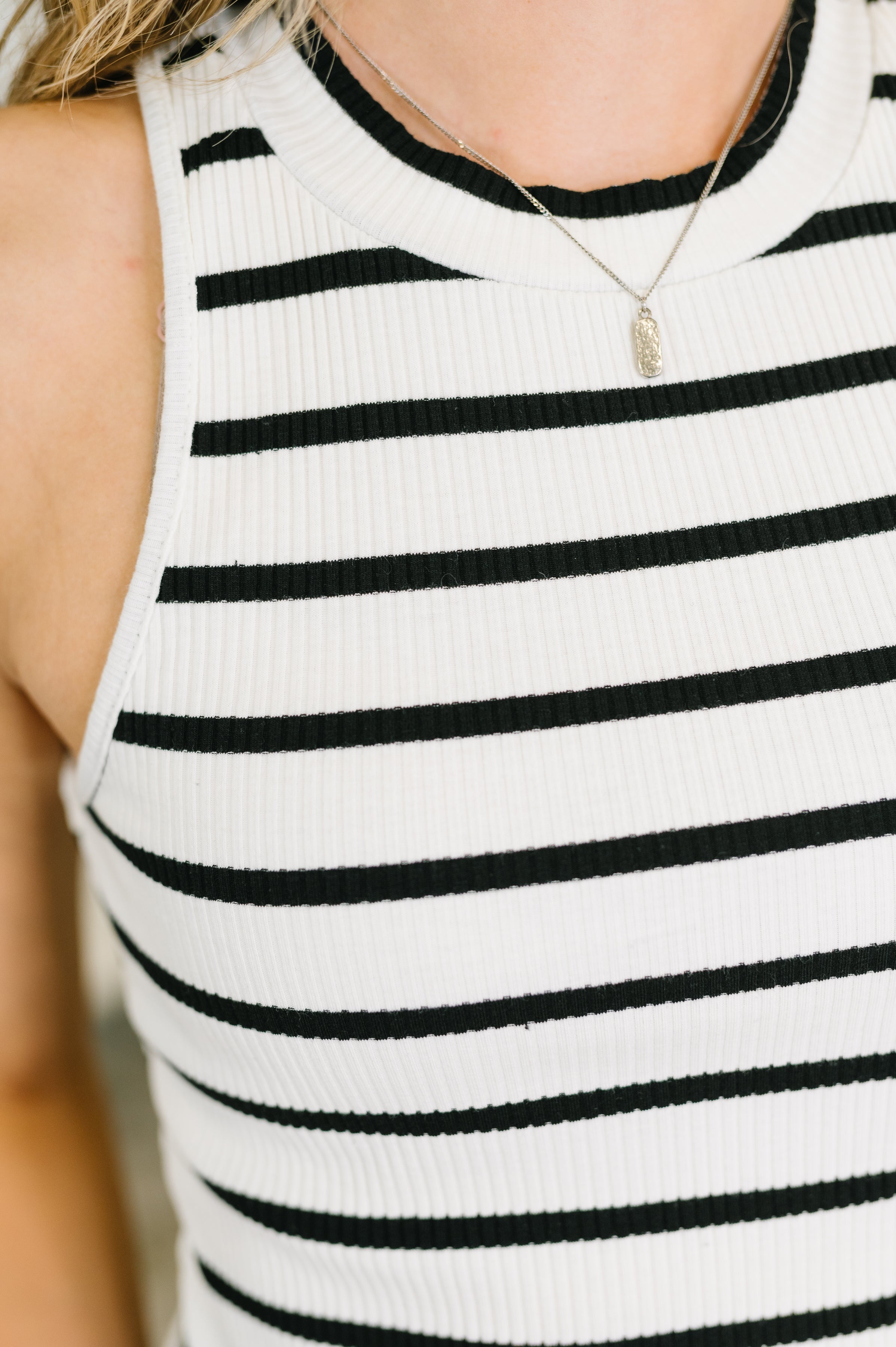 Start to Finished Ribbed Halter Tank-Tops-Stay Foxy Boutique, Florissant, Missouri
