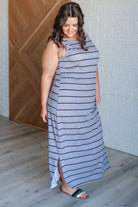 Still Got It Sleeveless Maxi In Gray-Dresses-Stay Foxy Boutique, Florissant, Missouri