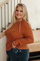 Stitch In Time Waffle Knit Top-Tops-Stay Foxy Boutique, Florissant, Missouri