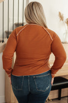 Stitch In Time Waffle Knit Top-Tops-Stay Foxy Boutique, Florissant, Missouri