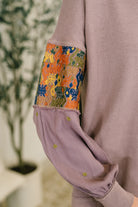 Subtle Breeze Floral Patchwork Pullover-Womens-Stay Foxy Boutique, Florissant, Missouri