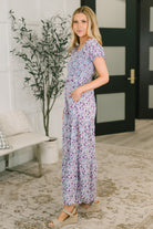 Sugar Talking Tiered Dress in Floral Print-Womens-Stay Foxy Boutique, Florissant, Missouri