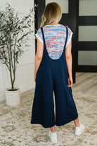 Suit Yourself Adjustable Strap Jumpsuit in Navy-Womens-Stay Foxy Boutique, Florissant, Missouri