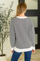 Super Secret Chevron Sweater-Womens-Stay Foxy Boutique, Florissant, Missouri