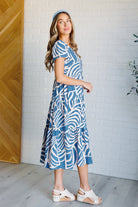 Surf Watch Tiered Midi Dress-Dresses-Stay Foxy Boutique, Florissant, Missouri