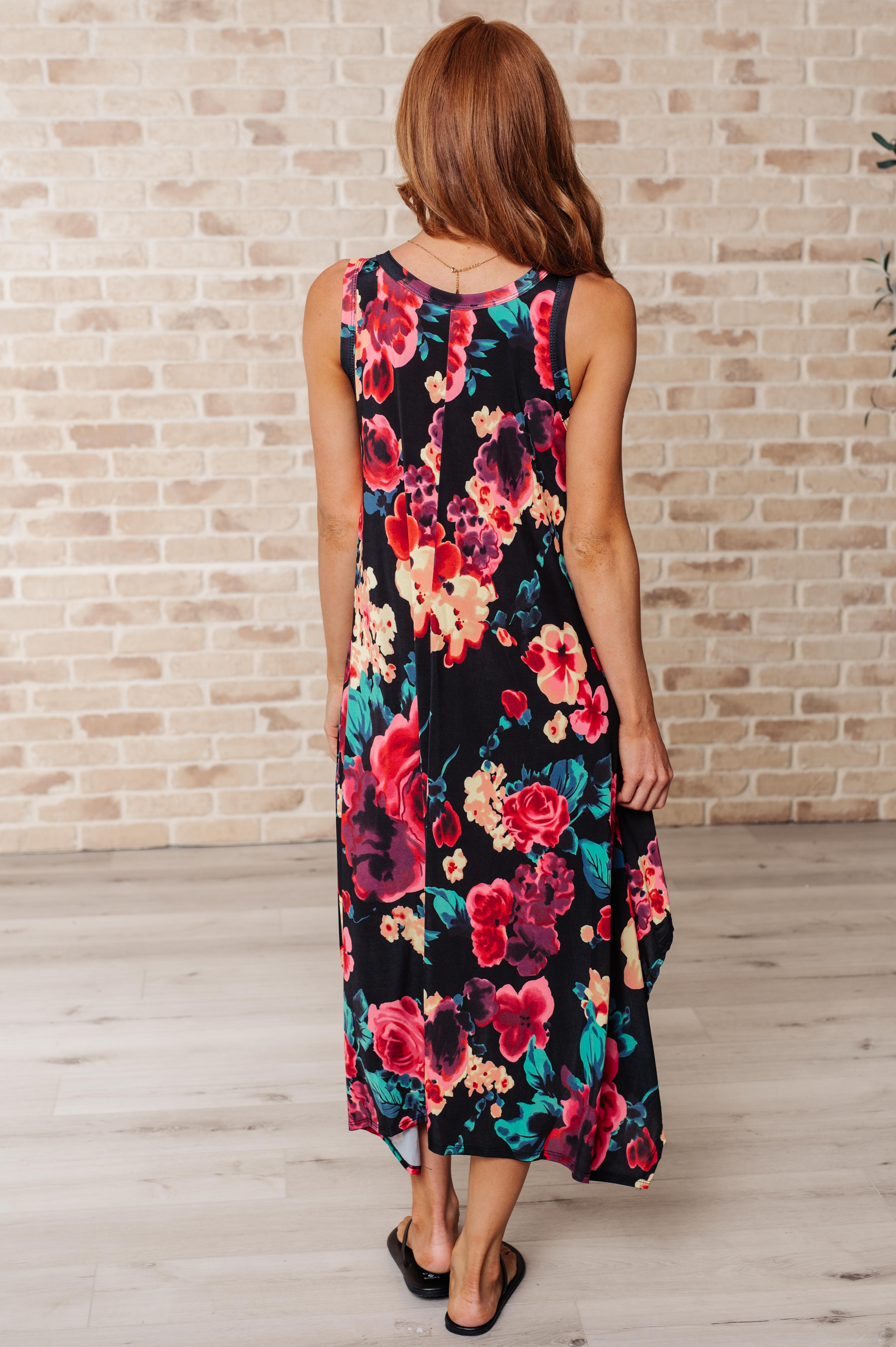 Sway My Way Floral Dress-Dresses-Stay Foxy Boutique, Florissant, Missouri