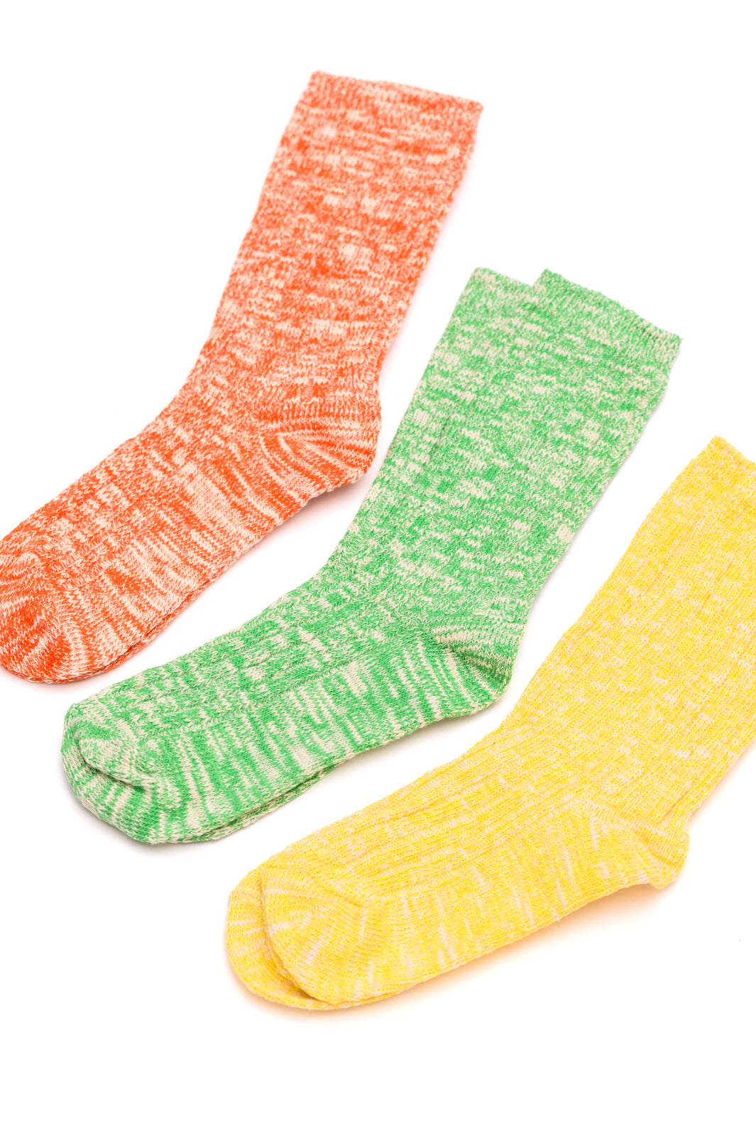 Sweet Heathered Scrunch Socks Set of 3 Pairs-Socks-Stay Foxy Boutique, Florissant, Missouri