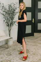 Sweet Like That Casual Dress in Black-Womens-Stay Foxy Boutique, Florissant, Missouri