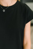 Sweet Like That Casual Dress in Black-Womens-Stay Foxy Boutique, Florissant, Missouri