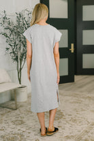 Sweet Like That Casual Dress in Heather Grey-Womens-Stay Foxy Boutique, Florissant, Missouri