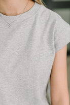 Sweet Like That Casual Dress in Heather Grey-Womens-Stay Foxy Boutique, Florissant, Missouri