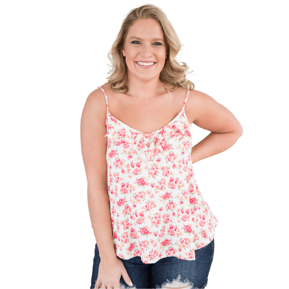 Sweeter Than Fiction Sleeveless Top-White Birch-Stay Foxy Boutique, Florissant, Missouri